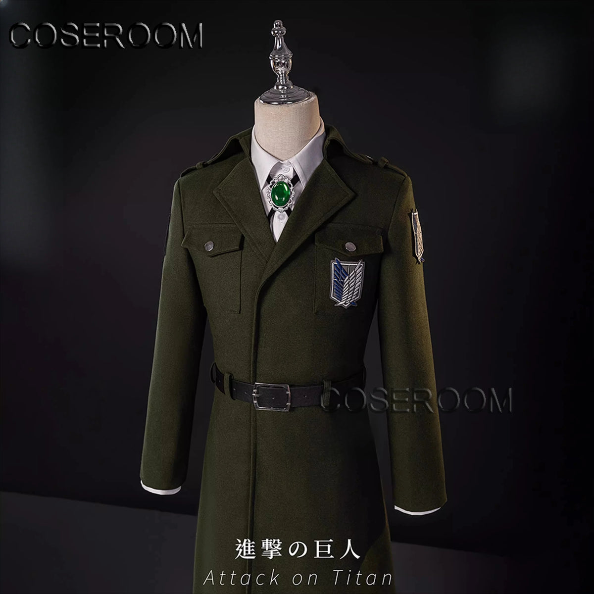 COSEROOM-R Attack on Titan Shingeki no Kyojin Survey Corps Team Cosplay Costume Halloween Party Role Play Outfit