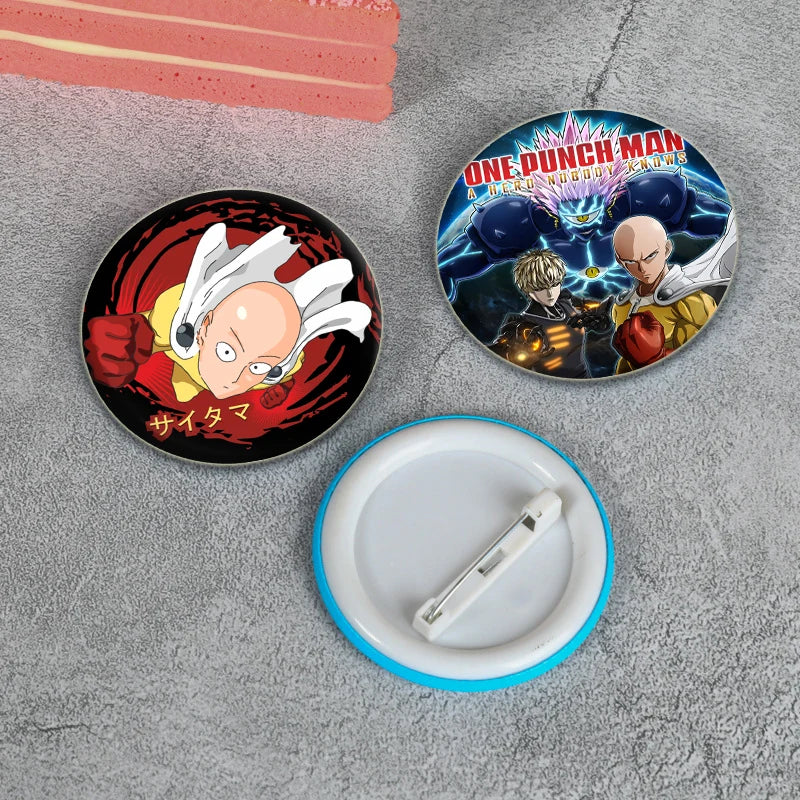 One Punch Man Saitama Lapel Pin