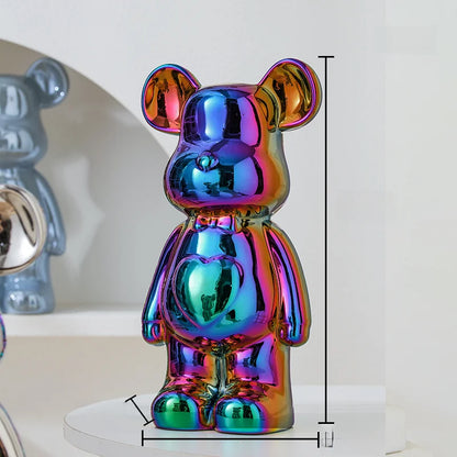 Bearbrick Teddy Bear Ceramic Statue