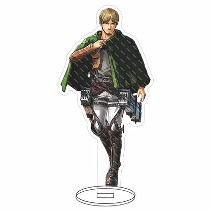 16CM Anime Acrylic Stand‌ Attack on Titan Connie Springer Mikasa Ackerman Eren Jaeger Armin Arlert Cos Figure Ornaments Gifts