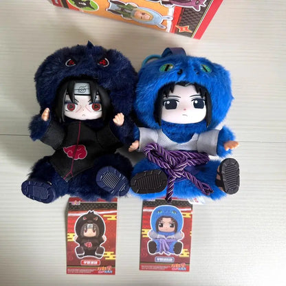 Naruto Cute Beast Party Blind Box Uzumaki Naruto Sasuke Tsunade Jiraiya Orochimaru Itachi Doll Collectible Anime Figurine Gift