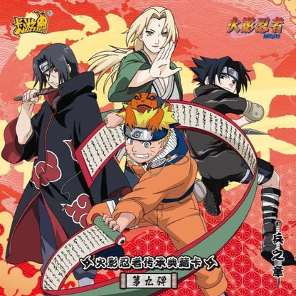 KAYOU Naruto Card Soldier Chapter 9th Generation CR Uzumaki Naruto Sasuke Collection Card Full Box Blind Box