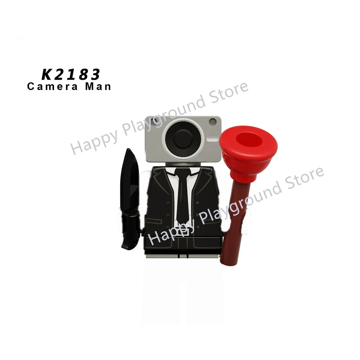 New KDL DJ Upgrade War-Damaged Skibidi Toilet Man Figures Anime Block Toys TvMan Titan Bricks Model Toy For Kid Birthday Gift