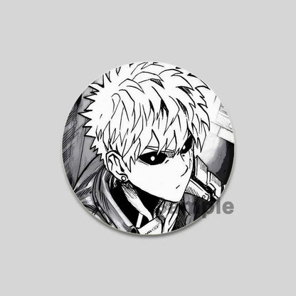 One Punch Man Saitama Brooch