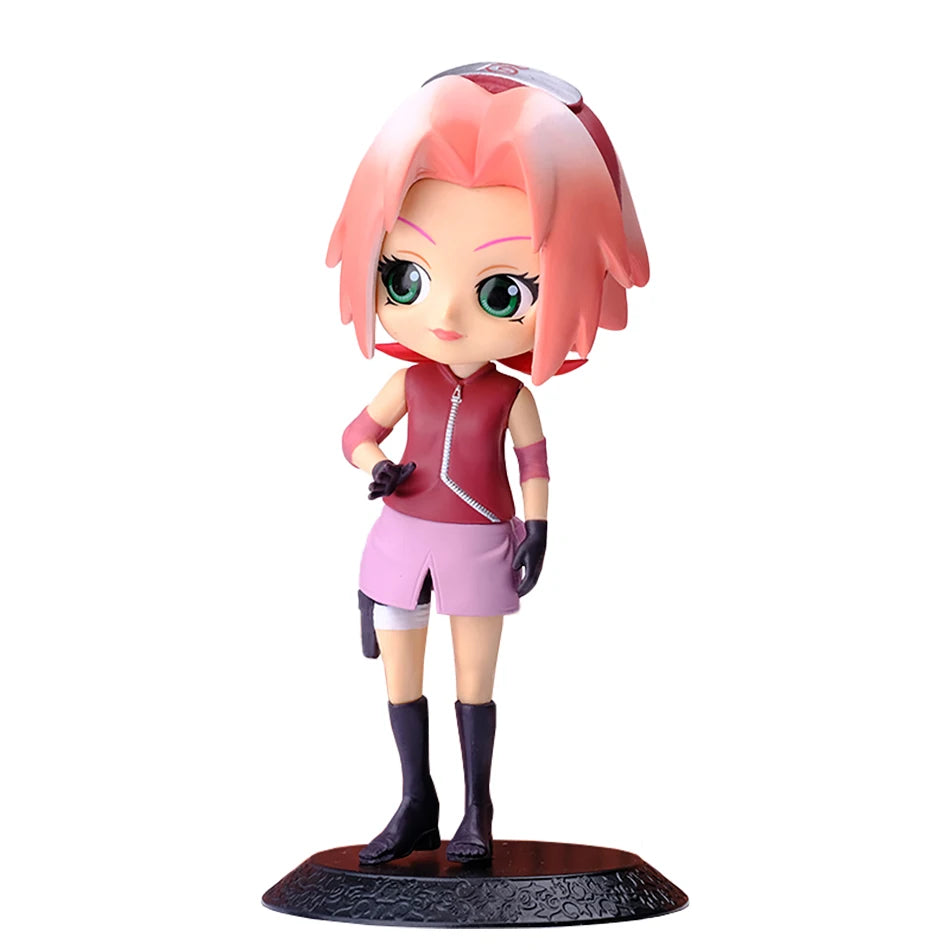 Bandai Naruto Anime Figure Shippuden Uchiha Sasuke Hatake Kakashi Namikaze Minato Action Figure Collection Model Toys Gifts