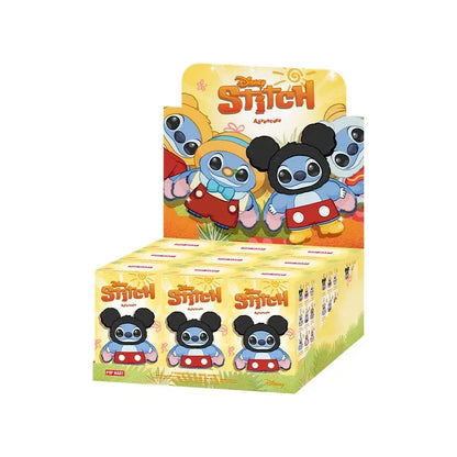POP MART Disney Stitch Adventure Series Cute Vinyl Plush Blind Box Anime Figure Desktop Decoration Blind Bag Toy