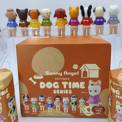 Mini Sonny Blind Box Cat Life And Dog Time Series Collection Anime Figure Ornament Doll Fans Kid Christmas Gifts