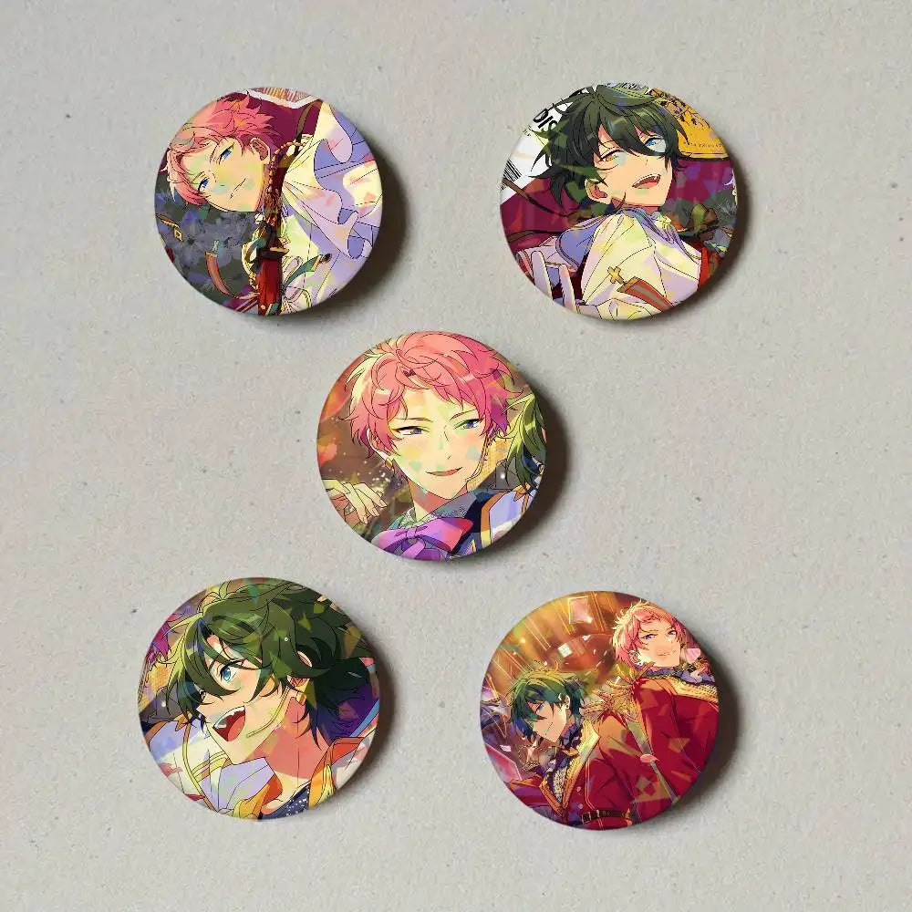 Valkyrie Shu Itsuki Mika Kagehira EnsembleStars Round Badge