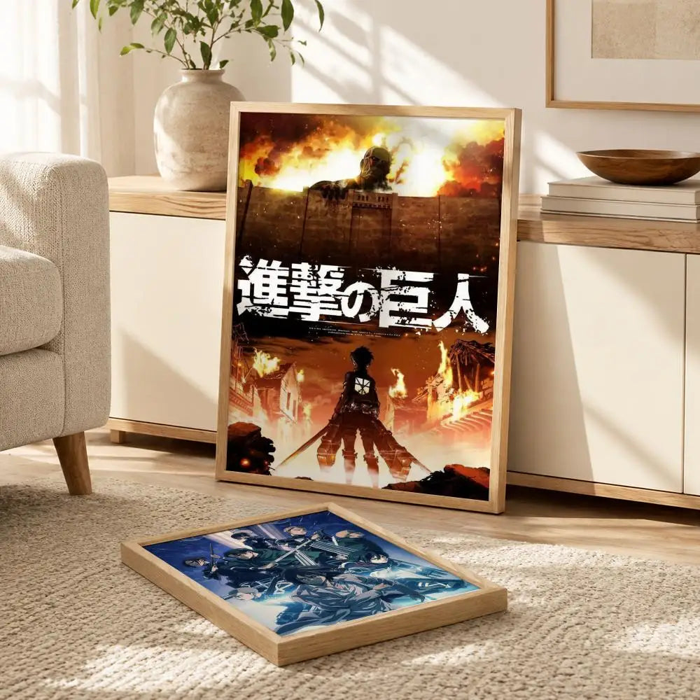 Levi Ackerman Attack On Titan Poster Water Proof Paper Print Room Decor Stickers Art Wall Decor Living Room