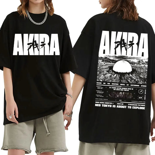 Japanese Men's and Women's Science Fiction Graphic T-shirt