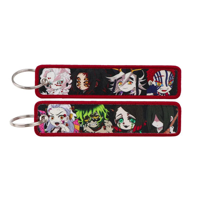 Anime Character Embroidery Keychain