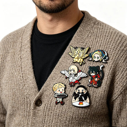 Dungeon Meshi Enamel Pins