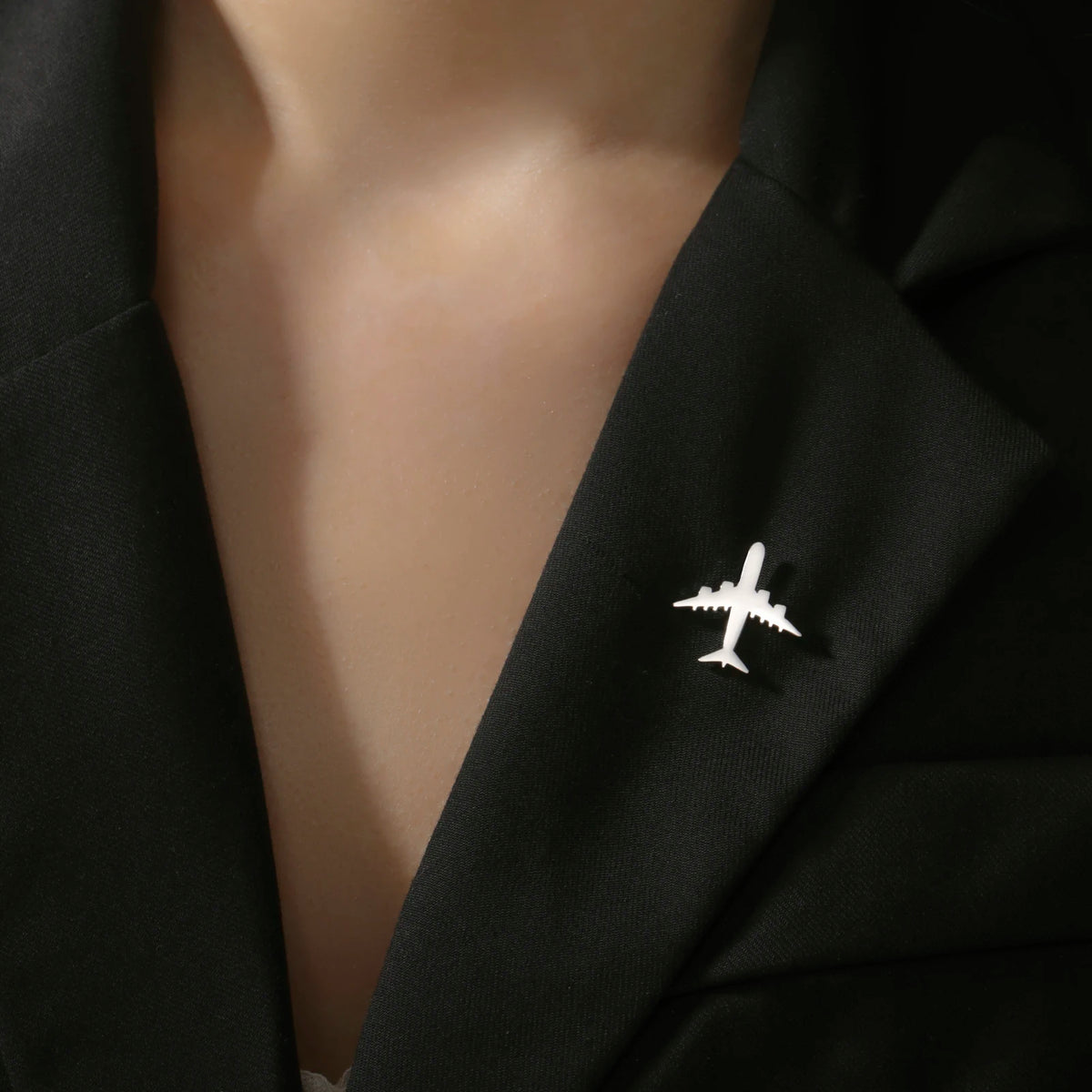 Lucktune Airplane Brooch Airplane Pins for Clothes Stainless Steel Adjustable Aviation Pilot Gift Travel Accessory Pin Aviacion