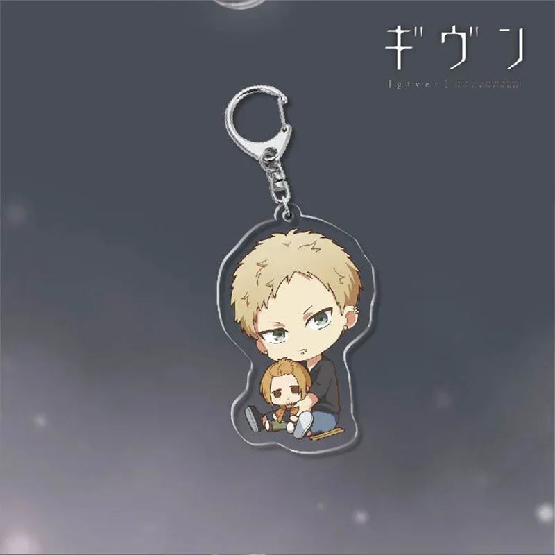 Manga Anime Keychain Cartoon Print Yaoi BL Given Acrylic Characters Key Chain Harajuku Keyring Car Pendant Key Ring Gifts 2025