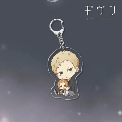 Manga Anime Keychain Cartoon Print Yaoi BL Given Acrylic Characters Key Chain Harajuku Keyring Car Pendant Key Ring Gifts 2025