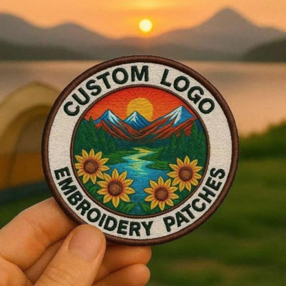 Custom Embroidered Patches Logo Patch Design Your Own Iron-On Patches Personalized Embroidered Patches for Clothes Backpacks Hat