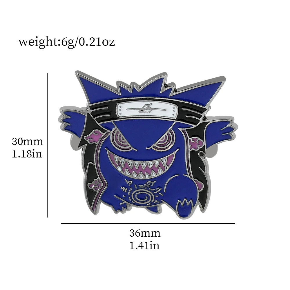Pokemon Gengar Enamel Lapel Pin