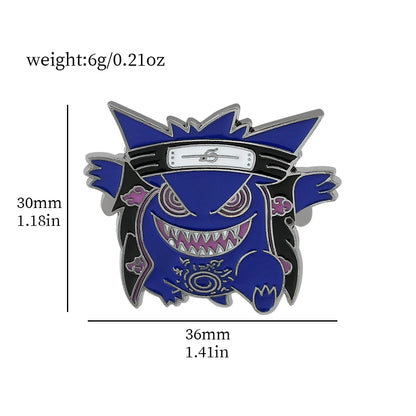 Pokemon Gengar Enamel Lapel Pin