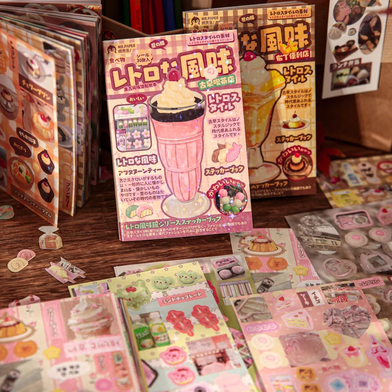 Japanese Style Dessert Sticker Book
