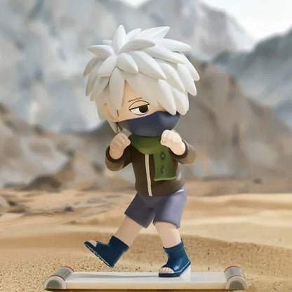 POP MART Naruto Shippuden Childhood Series Mystery Box Genuine Blind Box Guess Toys Bag Ornament Figurines Home Decor Desktop