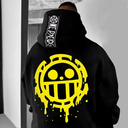 ONE PIECE Men's Hoodie Sweater Trafalgar Law Anime Spring And Autumn New Boys Children's Long Sleeve Parent-Child WearWinter
