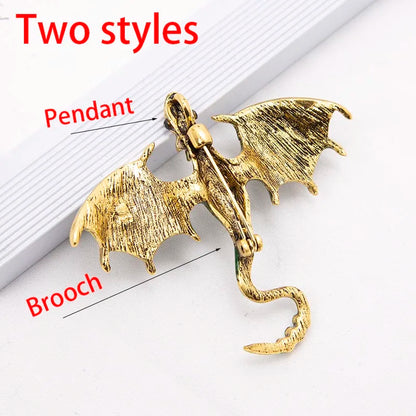 Dragon Colorful Brooch