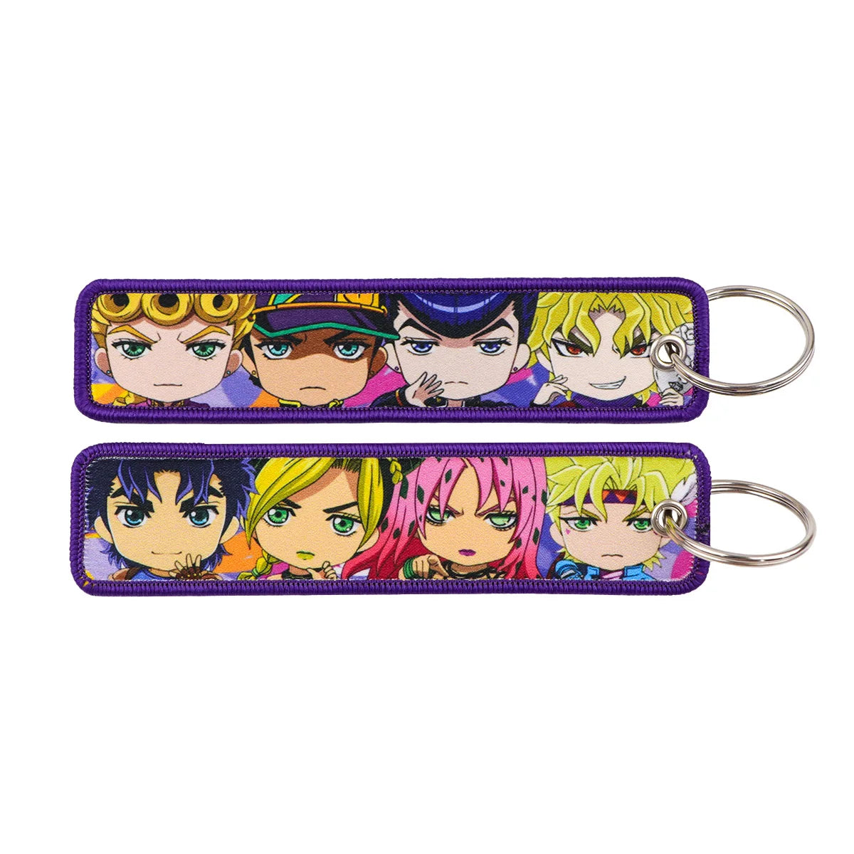 Anime Character Embroidery Keychain