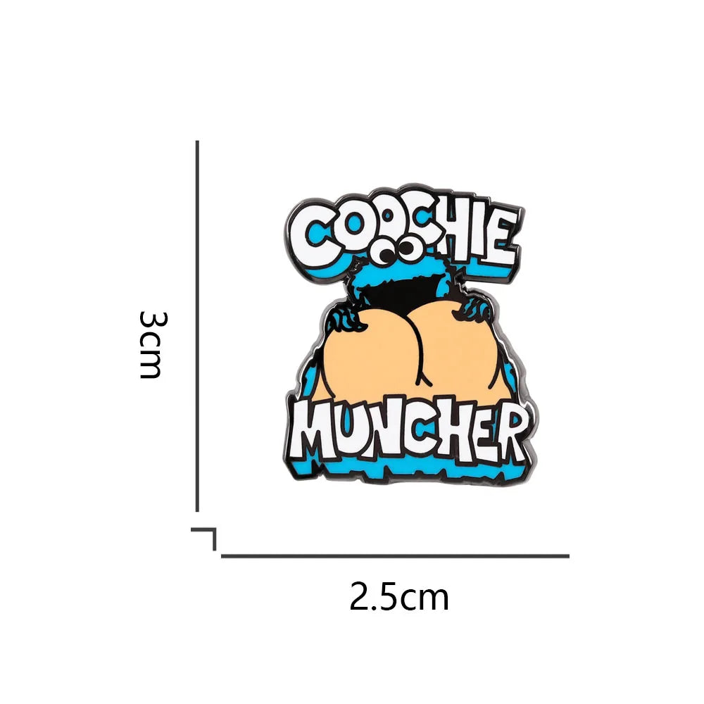 Monster Cookies Enamel Pin
