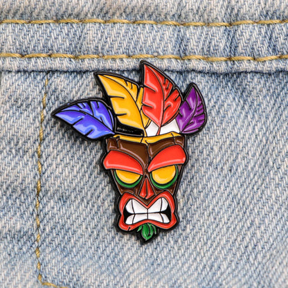Wolf Brooch Enamel Pin