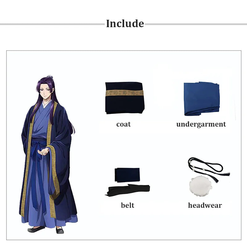 Kusuriya No Hitorigoto Jinshi Cosplay Wig