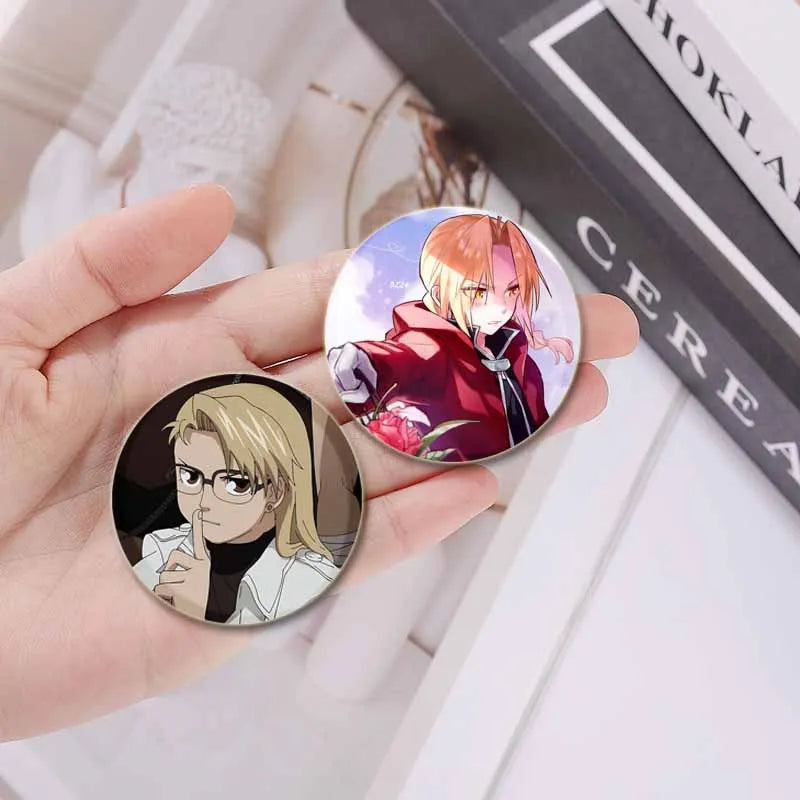 Fullmetal Alchemist Enamel Brooches
