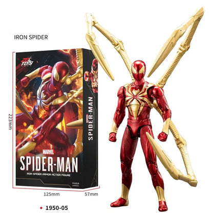 ZD Toys Iron Man Series Joint Movable MK1 MK2 MK3 MK4 MK5 MK6 MK7 MK42 MK43 MK50 Movie Action Figure 7 Inches Mark Dolls