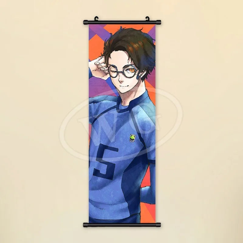 Blue Lock Reo Mikage Canvas Scroll