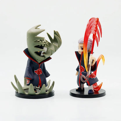Hot Bandai Naruto Shippuden Akatsuki Series Anime Figure Peripheral, Naruto Trendy Doll, Creative Desktop Orname Surprise Gifts