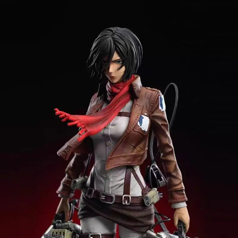 Attack On Titan: Mikasa Anime And Trendy Toys Can Be Move 11.41inch/29cm Pvc Favorites Attack On Table Setup Anime Hot Toys Gift