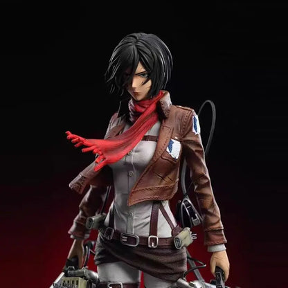 Attack On Titan: Mikasa Anime And Trendy Toys Can Be Move 11.41inch/29cm Pvc Favorites Attack On Table Setup Anime Hot Toys Gift