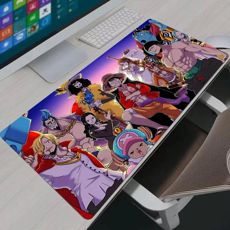 Mouse Pad Notbook Gaming Accessories Large Keyboard NonSlip Rubber Computer Carpet Anime One Piece Desk Mat PC Gamer MousePad
