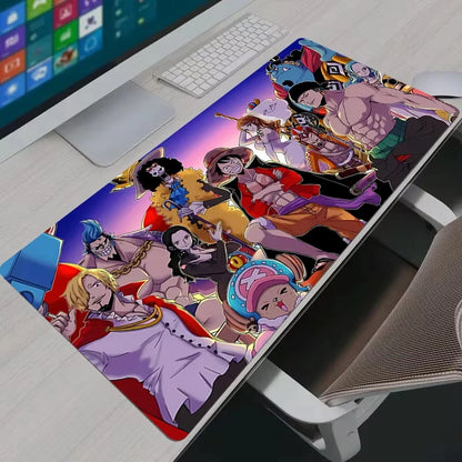 Mouse Pad Notbook Gaming Accessories Large Keyboard NonSlip Rubber Computer Carpet Anime One Piece Desk Mat PC Gamer MousePad