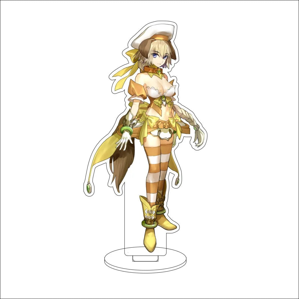 16CM Anime Fate/stay night Altria Pendragon Rin Tohsaka Illyasviel von Einzbern Cos Acrylic Figure Stand Ornaments Gifts