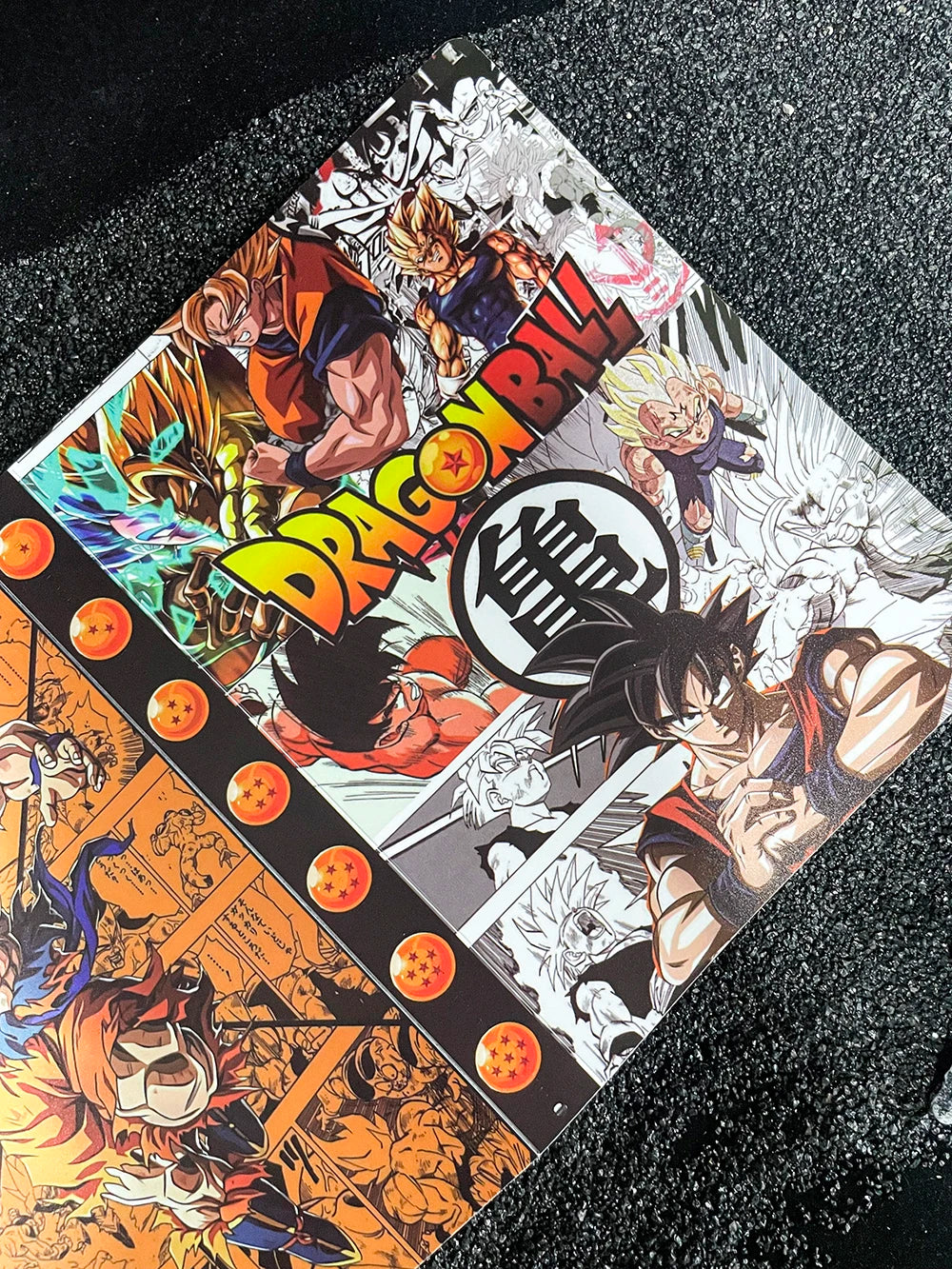Goku Dragon Ball Collectible Card Album 4 Compartments Can Hold 240 Pcs Card Matte Touch Shell Card Album Gift