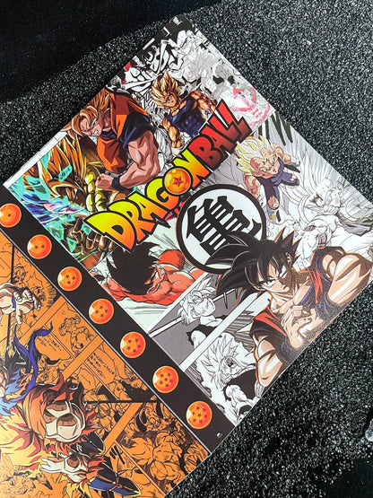 Goku Dragon Ball Collectible Card Album 4 Compartments Can Hold 240 Pcs Card Matte Touch Shell Card Album Gift