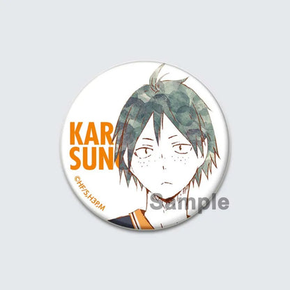 Haikyuu!! Anime Button Pins