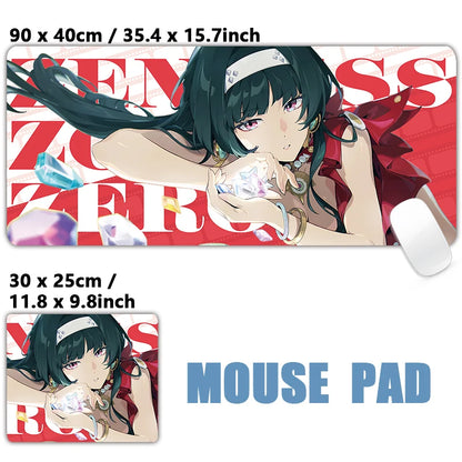 ZZZ Gaming Hoshimi Miyabi Ye Shunguang Remielle Sigrid Mouse Pad