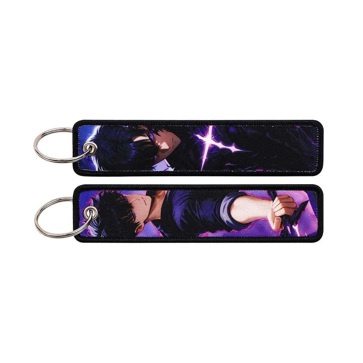 Anime Character Embroidery Keychain