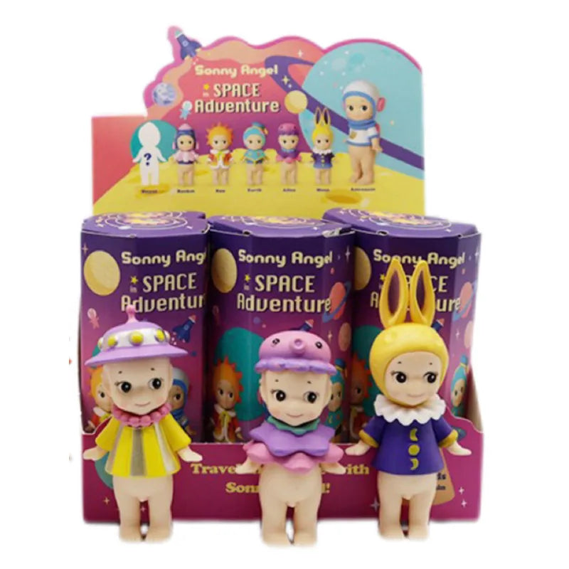 Cute Angel Space Series Blind Box Anime Figurines,Mystery Boxes Gifts  and Toys Desktop Decorations Cute Collectibles
