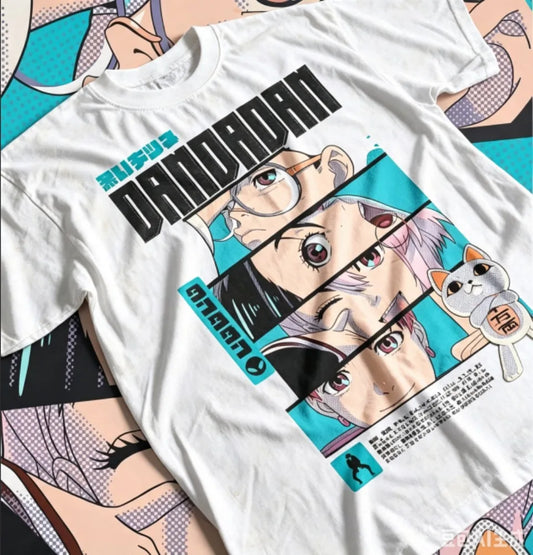 Dandadan Manga Panel Oversized Tee