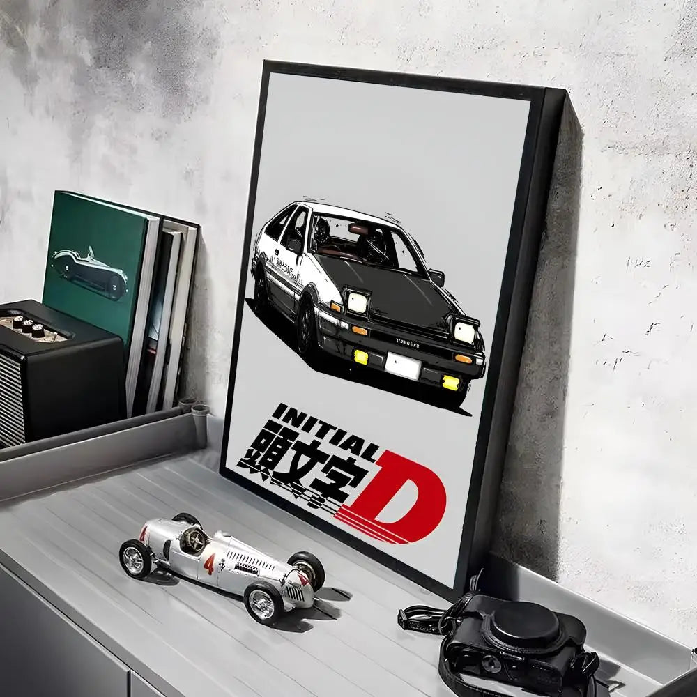 Initial D Car Wall Art