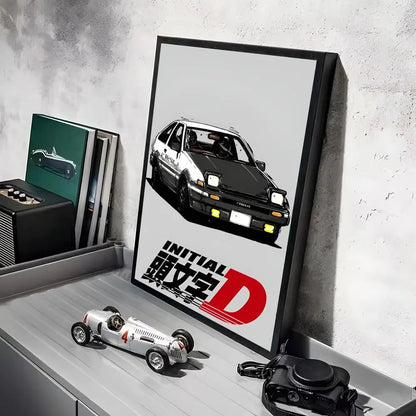 Initial D Car Wall Art