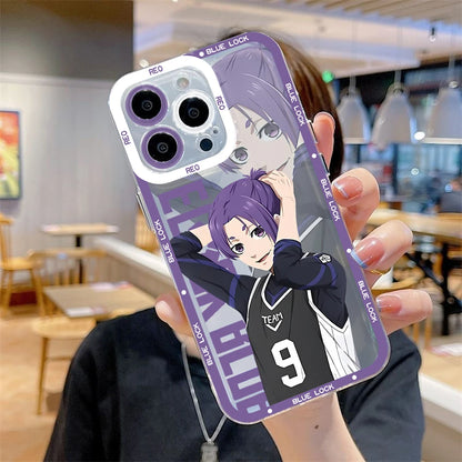 Blue Lock Transparent Phone Case