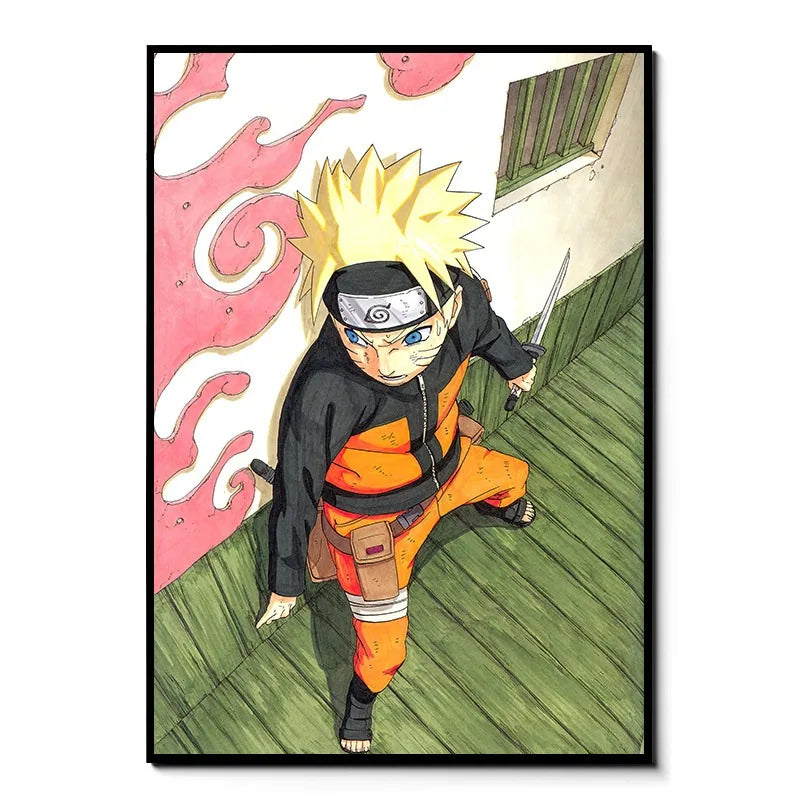 Naruto Uzumaki Frameless Canvas